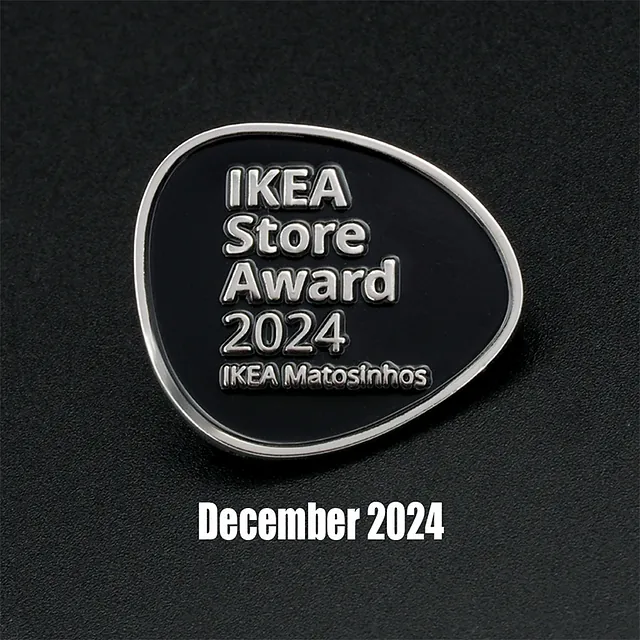 IKEA Store Award 2024 Pins - Speldje in Organische vorm