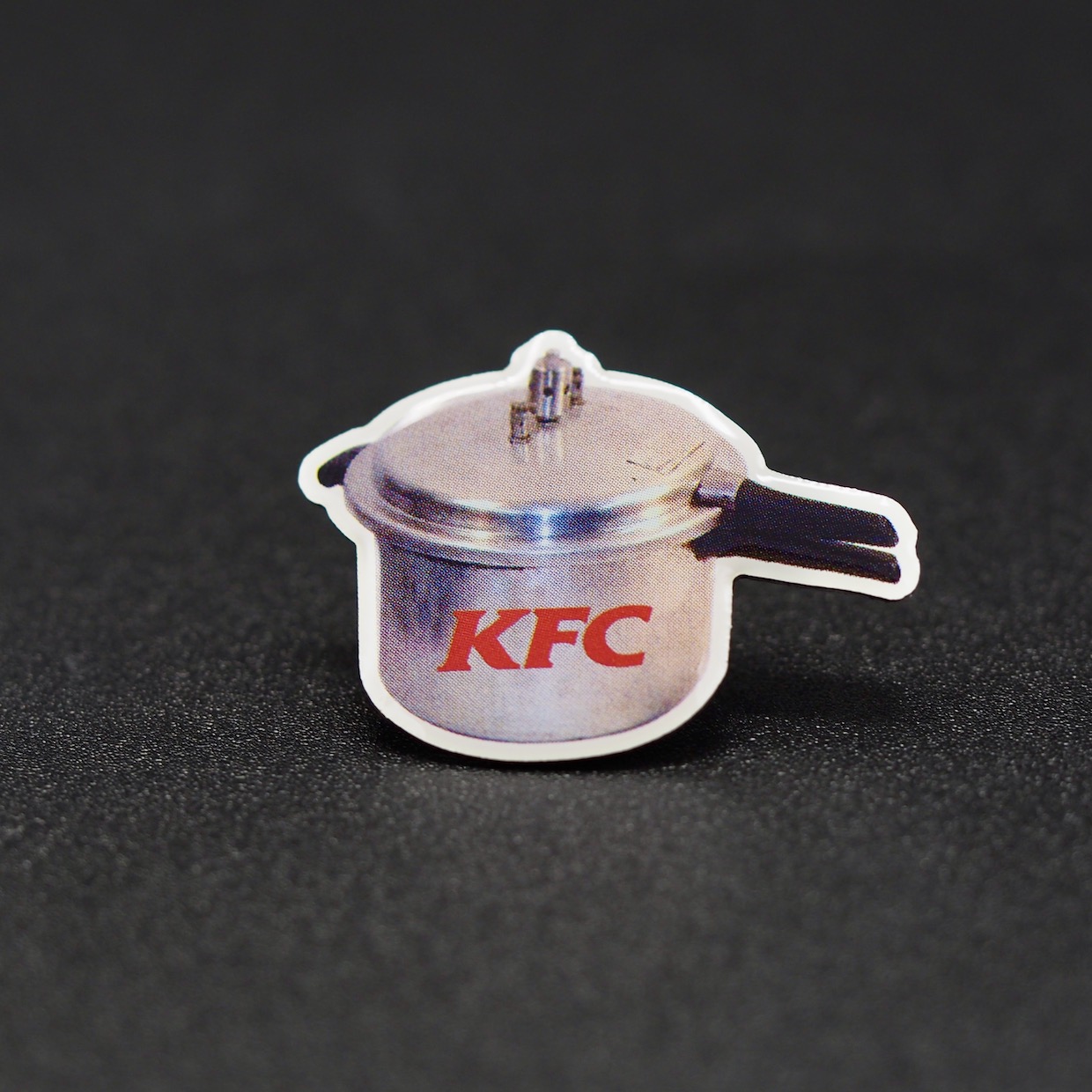 KFC Snelkookpan Pins Outline met foto print